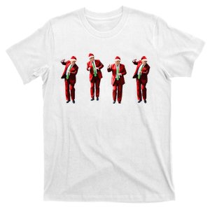 Dancing Donald Trump Santa Christmas Dance T-Shirt