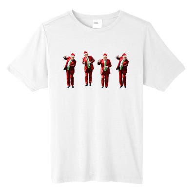 Dancing Donald Trump Santa Christmas Dance Tall Fusion ChromaSoft Performance T-Shirt