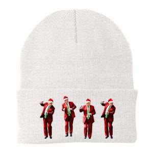 Dancing Donald Trump Santa Christmas Dance Knit Cap Winter Beanie