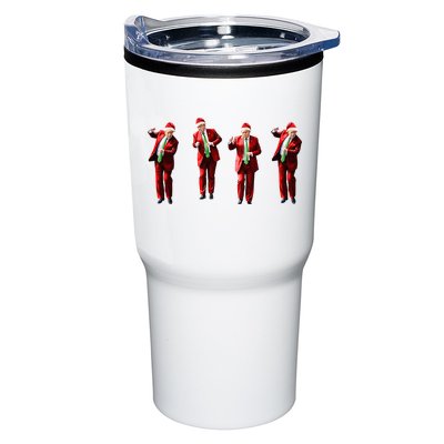 Dancing Donald Trump Santa Christmas Dance Tumbler