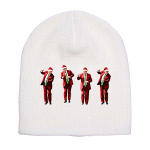 Dancing Donald Trump Santa Christmas Dance Short Acrylic Beanie