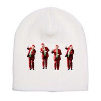 Dancing Donald Trump Santa Christmas Dance Short Acrylic Beanie