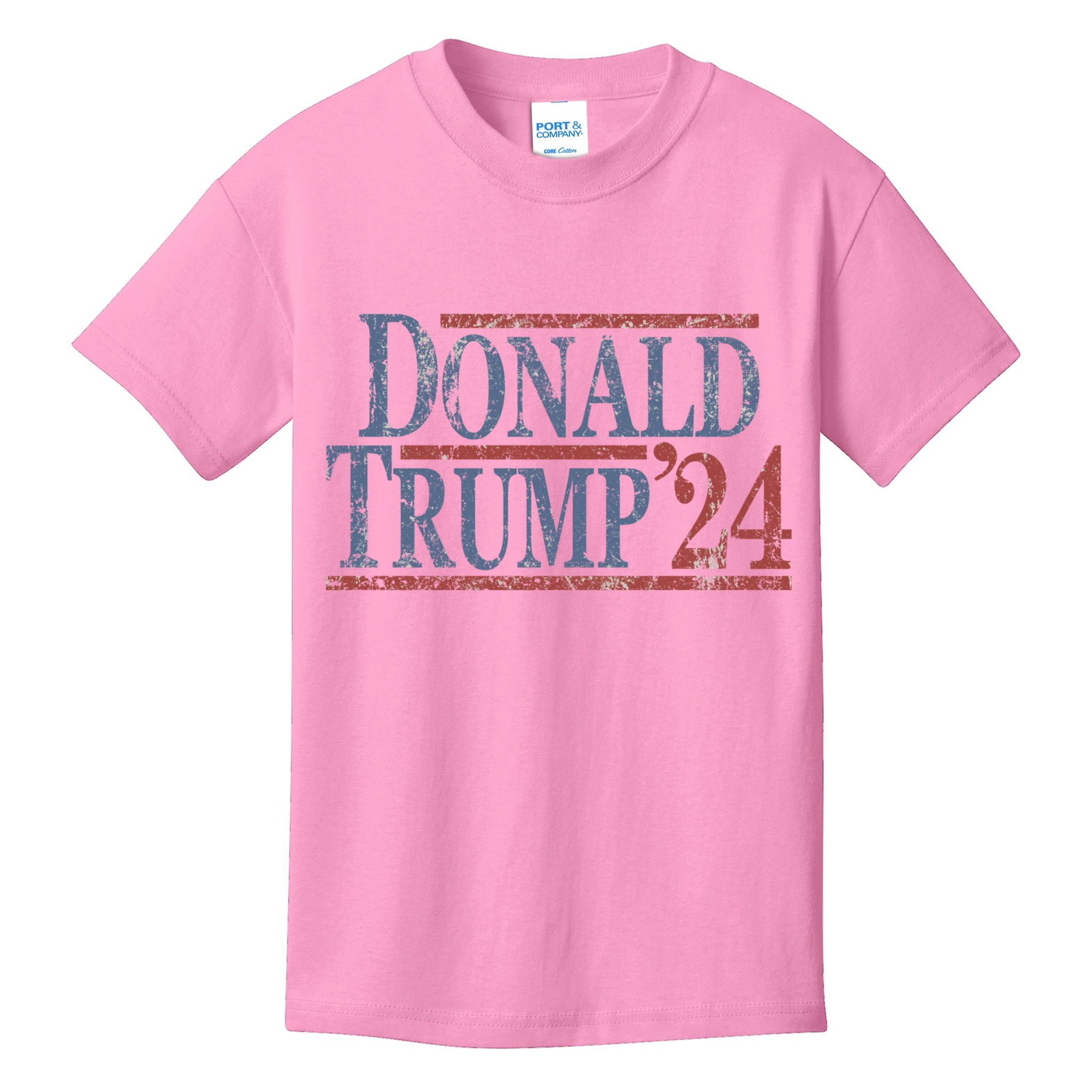 Distressed Donald Trump 2024 Kids T-Shirt