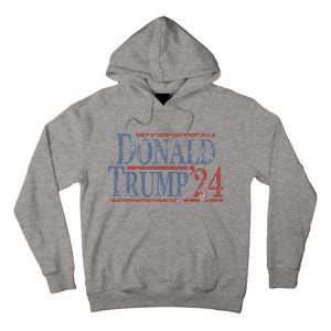 Distressed Donald Trump 2024 Tall Hoodie