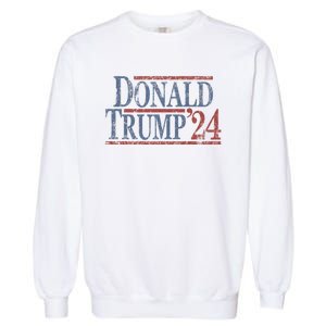 Distressed Donald Trump 2024 Garment-Dyed Sweatshirt