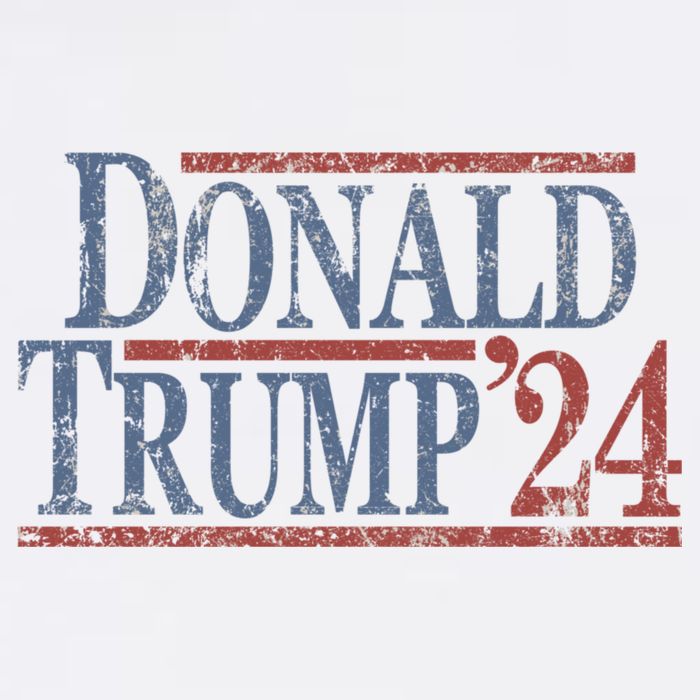 Distressed Donald Trump 2024 Bucket Hat
