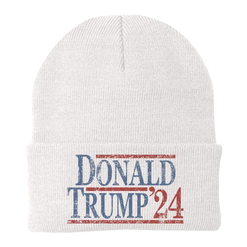 Distressed Donald Trump 2024 Beanie