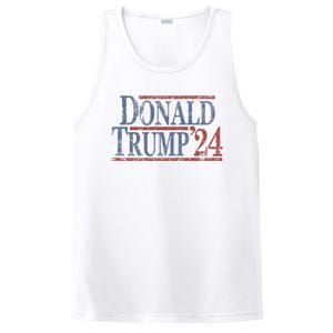 Distressed Donald Trump 2024 PosiCharge Competitor Tank