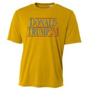 Distressed Donald Trump 2024 Cooling Performance Crew T-Shirt