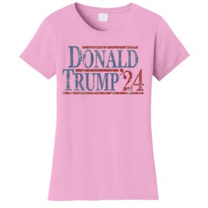 Distressed Donald Trump 2024 Women's T-Shirt