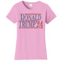 Distressed Donald Trump 2024 Women's T-Shirt