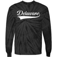 Delaware DE Throwback Tie-Dye Long Sleeve Shirt