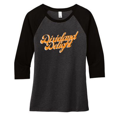 Dixieland Delight Tennessee Women's Tri-Blend 3/4-Sleeve Raglan Shirt