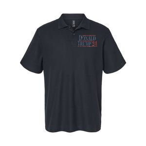 Distressed Donald Trump 2024 Softstyle Adult Sport Polo