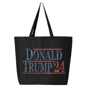 Distressed Donald Trump 2024 25L Jumbo Tote