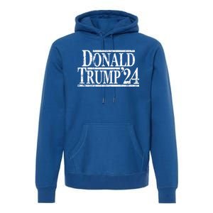 Distressed Donald Trump 2024 Cute Gift Premium Hoodie