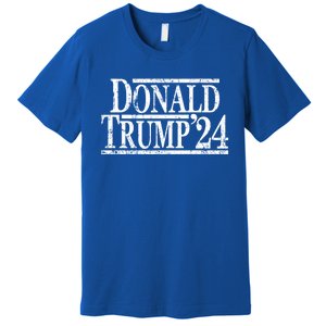 Distressed Donald Trump 2024 Cute Gift Premium T-Shirt