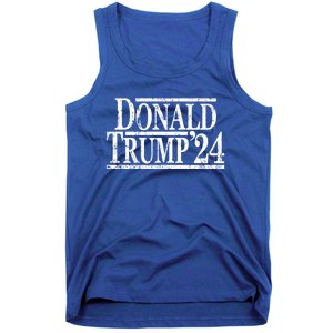 Distressed Donald Trump 2024 Cute Gift Tank Top