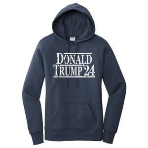 Distressed Donald Trump 2024 Cute Gift Women's Pullover Hoodie