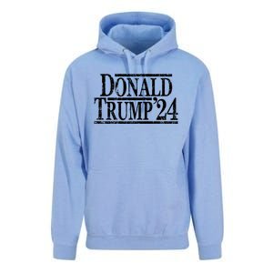 Distressed Donald Trump 2024 Cute Gift Unisex Surf Hoodie