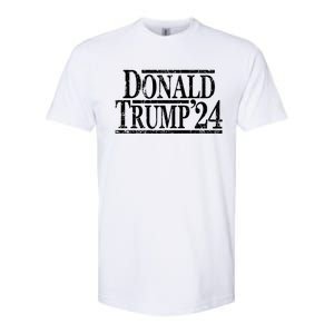 Distressed Donald Trump 2024 Cute Gift Softstyle CVC T-Shirt