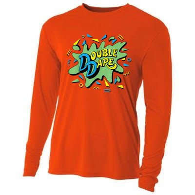 Double Dare TV Show Logo Cooling Performance Long Sleeve Crew