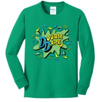 Double Dare TV Show Logo Kids Long Sleeve Shirt