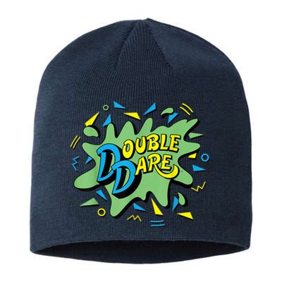 Double Dare TV Show Logo Sustainable Beanie