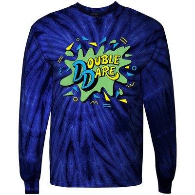 Double Dare TV Show Logo Tie-Dye Long Sleeve Shirt