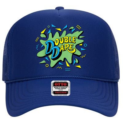 Double Dare TV Show Logo High Crown Mesh Back Trucker Hat