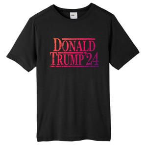 Distressed Donald Trump 2024 Gift Tall Fusion ChromaSoft Performance T-Shirt