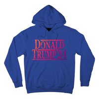 Distressed Donald Trump 2024 Gift Hoodie