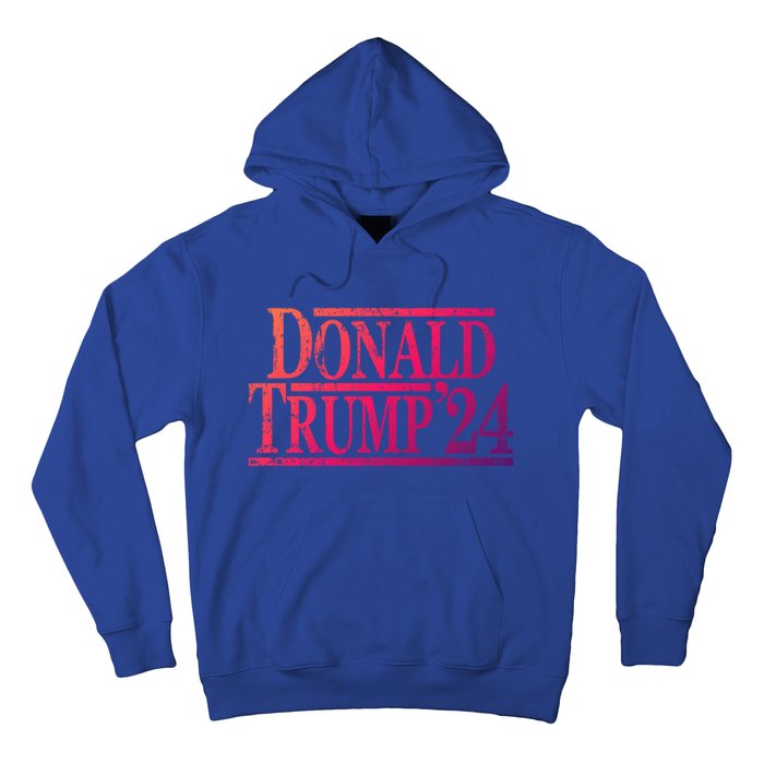 Distressed Donald Trump 2024 Gift Hoodie