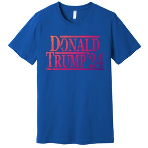 Distressed Donald Trump 2024 Gift Premium T-Shirt