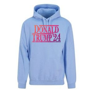 Distressed Donald Trump 2024 Gift Unisex Surf Hoodie