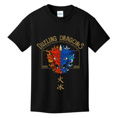 Dueling Dragons Tribute Defunct Roller Coaster Kids T-Shirt