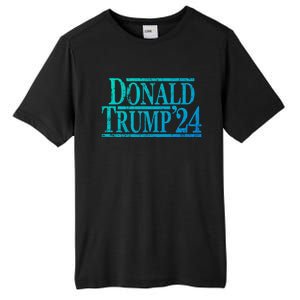 Distressed Donald Trump 2024 Gift Tall Fusion ChromaSoft Performance T-Shirt