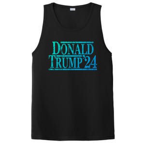 Distressed Donald Trump 2024 Gift PosiCharge Competitor Tank