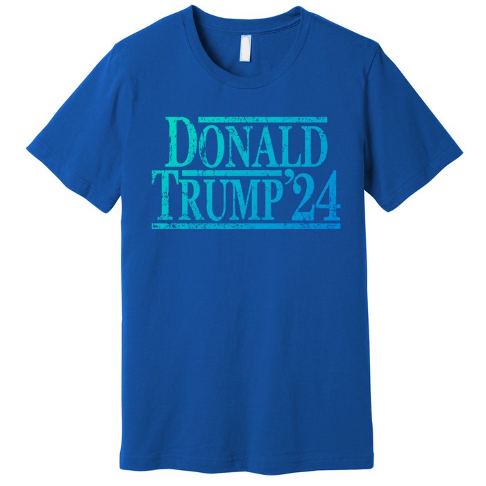 Distressed Donald Trump 2024 Gift Premium T-Shirt