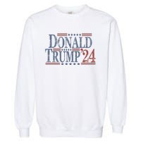 Distressed Donald Trump 2024 Gift Garment-Dyed Sweatshirt