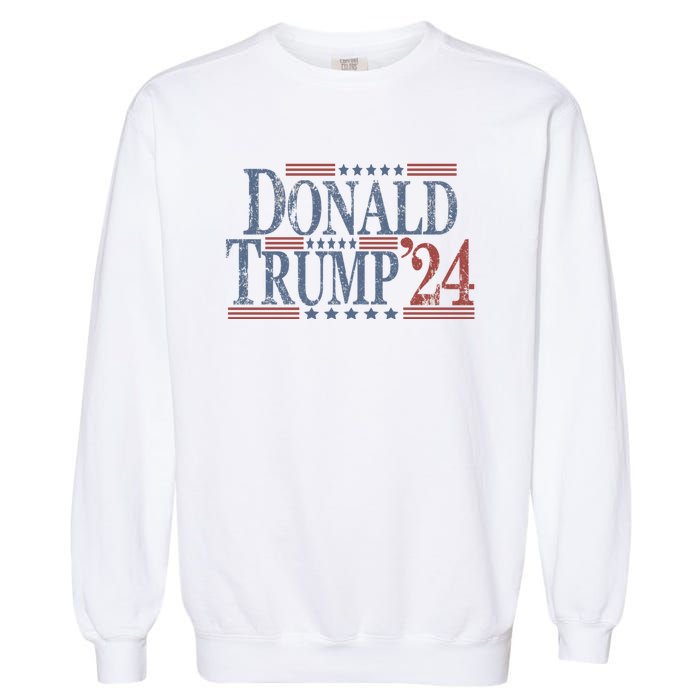 Distressed Donald Trump 2024 Gift Garment-Dyed Sweatshirt