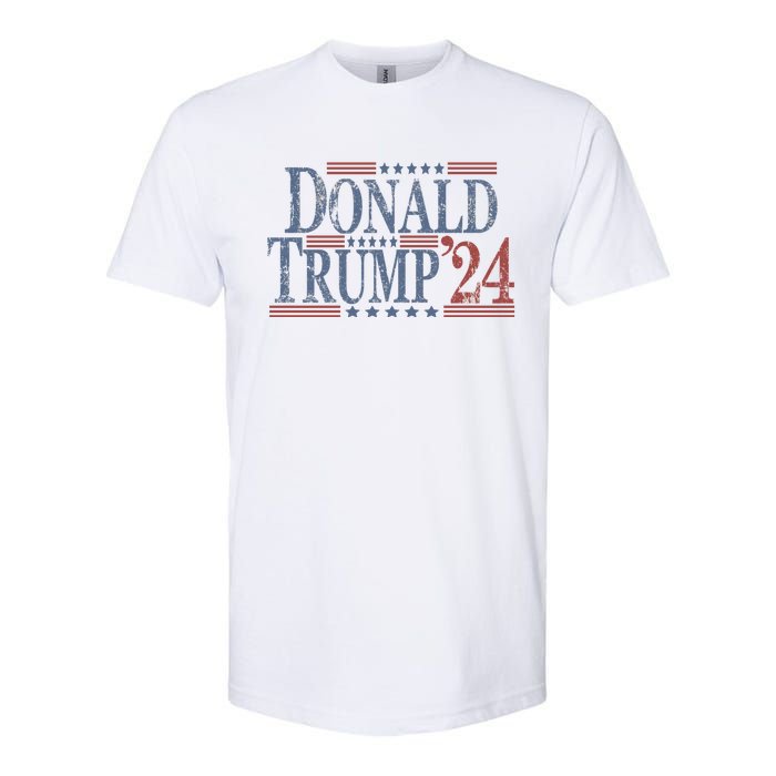 Distressed Donald Trump 2024 Gift Softstyle CVC T-Shirt