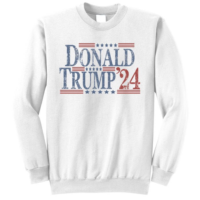 Distressed Donald Trump 2024 Gift Sweatshirt