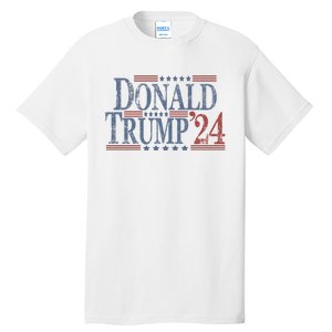 Distressed Donald Trump 2024 Gift Tall T-Shirt