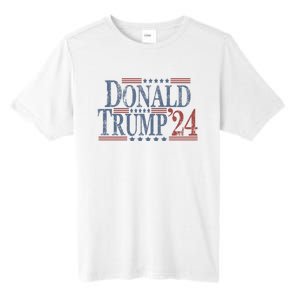 Distressed Donald Trump 2024 Gift Tall Fusion ChromaSoft Performance T-Shirt