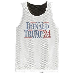 Distressed Donald Trump 2024 Gift Mesh Reversible Basketball Jersey Tank