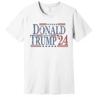 Distressed Donald Trump 2024 Gift Premium T-Shirt