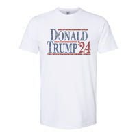 Distressed Donald Trump 2024 Donald Trump 24 Softstyle CVC T-Shirt