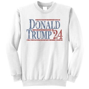 Distressed Donald Trump 2024 Donald Trump 24 Sweatshirt