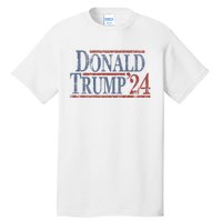 Distressed Donald Trump 2024 Donald Trump 24 Tall T-Shirt